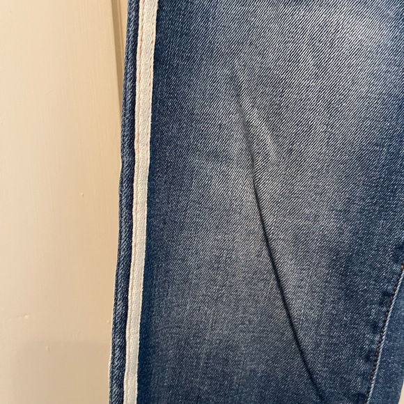 [Principle Denim Innovators] Denim Jeans👖w/White Stripe Trim Sz: 28 - Picture 9 of 11